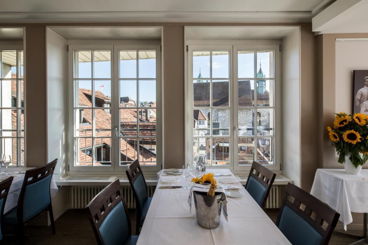 Hotel Roter Turm Solothurn Exterior foto